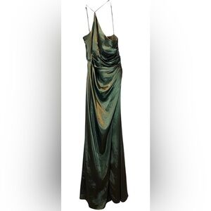 Galina Signature Dress Olive Green Size 8 Signature Formal Dress Like New!